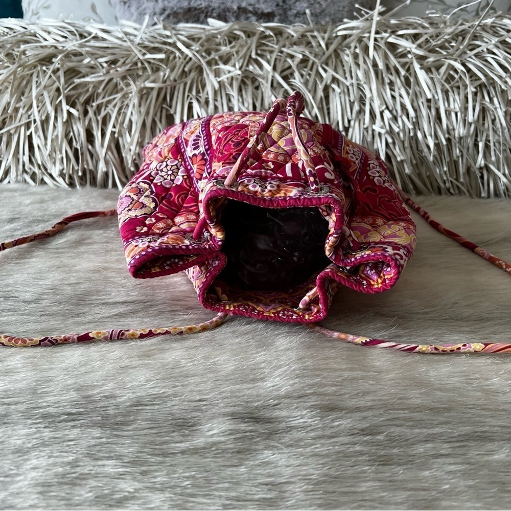 VERA BRADLEY Raspberry Fizz Drawstring Zipper Y2K… - image 7